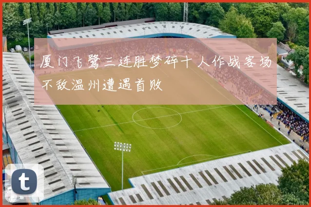 厦门飞鹭三连胜梦碎十人作战客场不敌温州遭遇首败